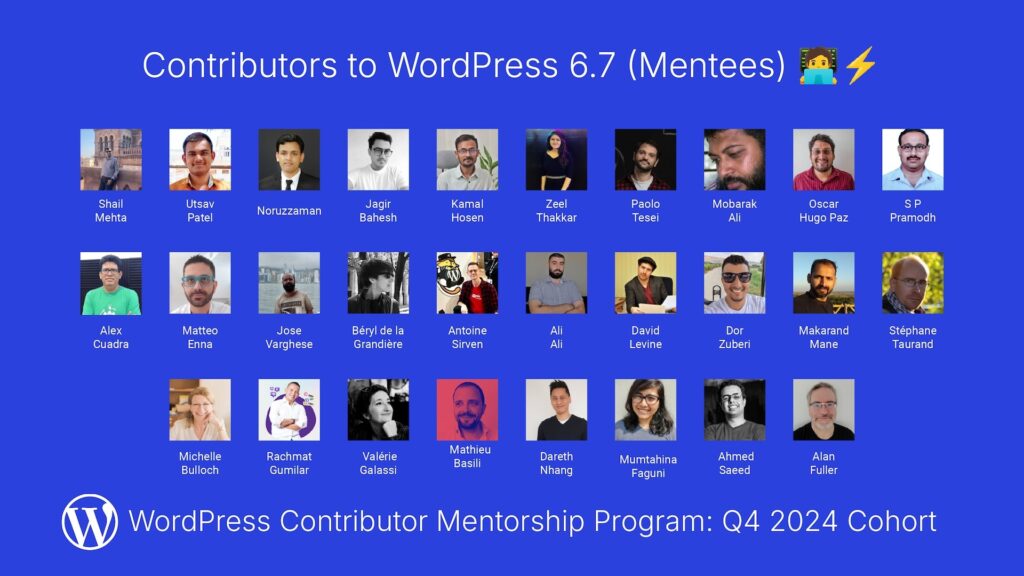 I'm proud to share that I have officially graduated from the WordPress Contributor Mentorship Program (2024 Q4 Cohort)!