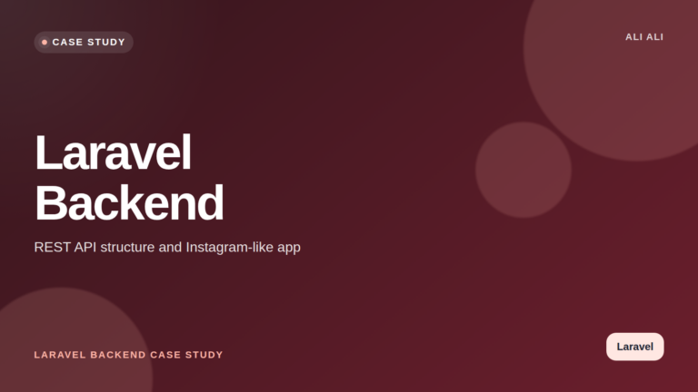 Laravel Backend