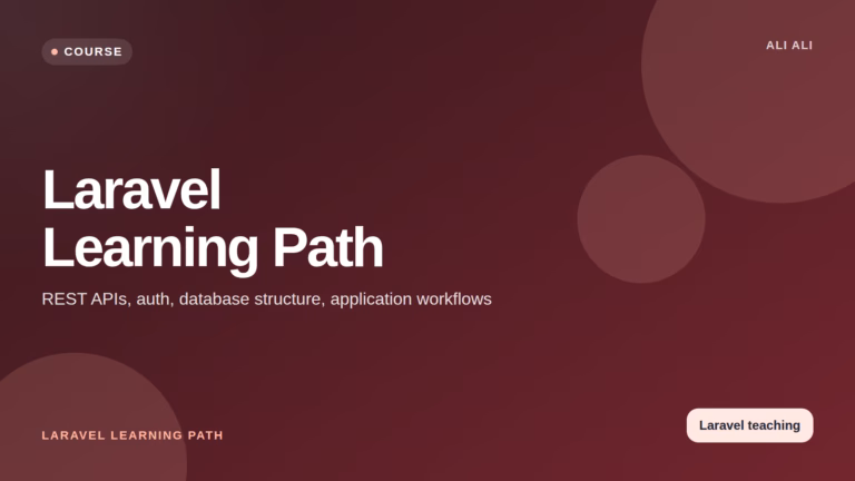 Laravel Learning Path