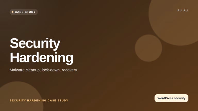 Security Hardening